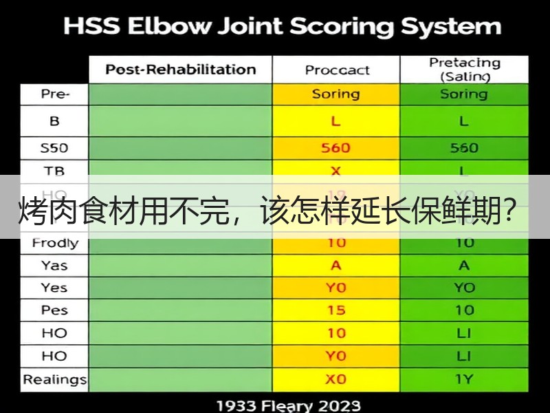 烤肉食材用不完，该怎样延长保鲜期？