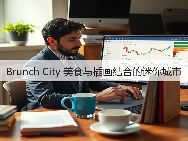 Brunch City 美食与插画结合的迷你城市
