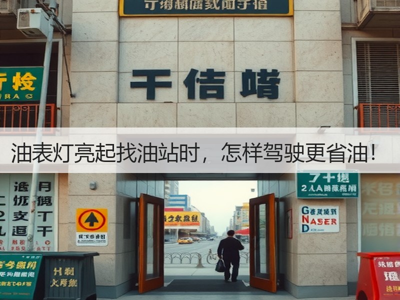 油表灯亮起找油站时，怎样驾驶更省油！