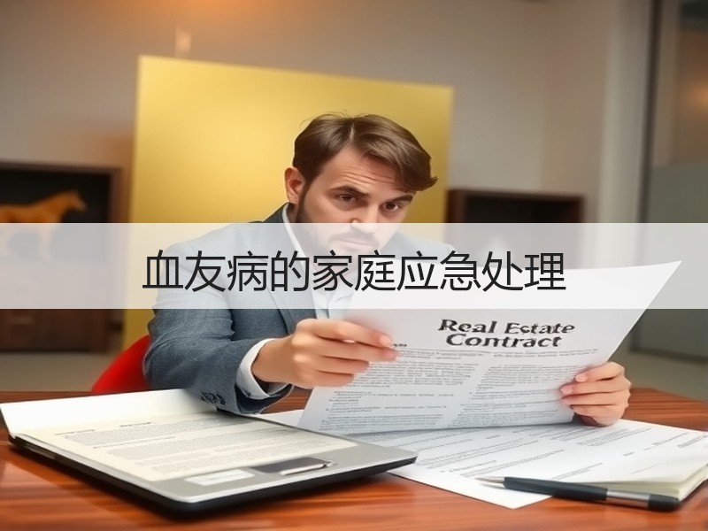 血友病的家庭应急处理