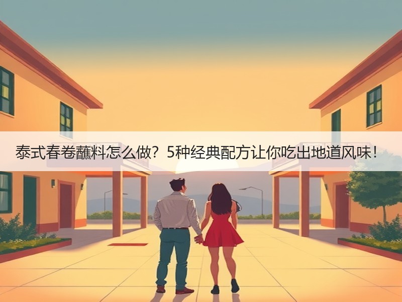 泰式春卷蘸料怎么做？5种经典配方让你吃出地道风味！