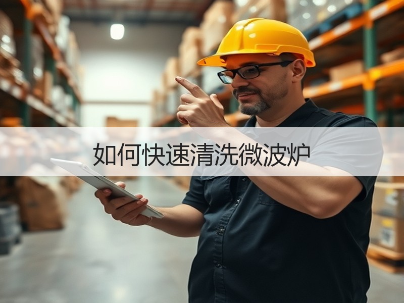 如何快速清洗微波炉