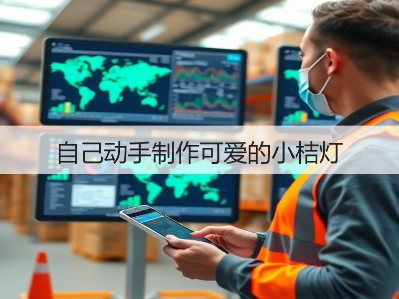 自己动手制作可爱的小桔灯