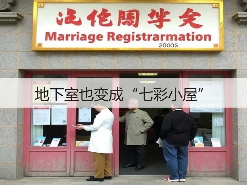 地下室也变成“七彩小屋”