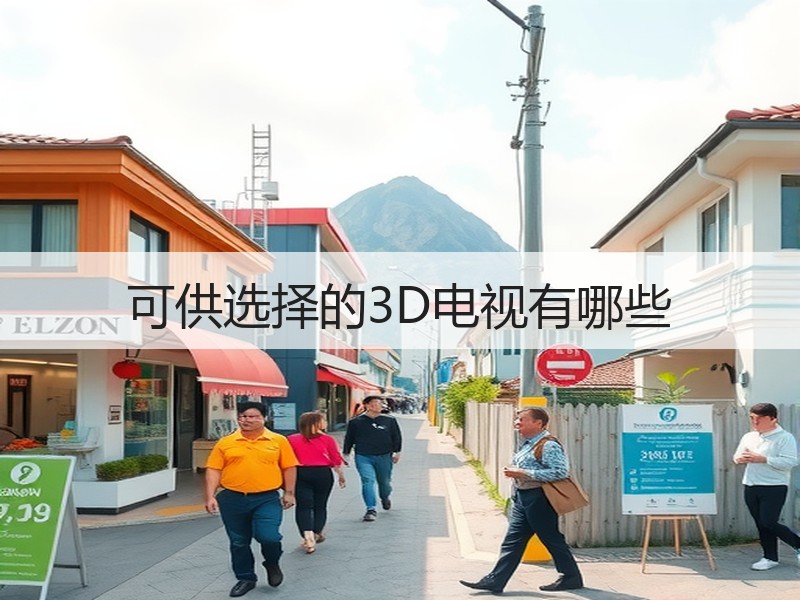 可供选择的3D电视有哪些