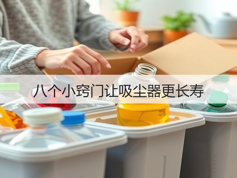 八个小窍门让吸尘器更长寿