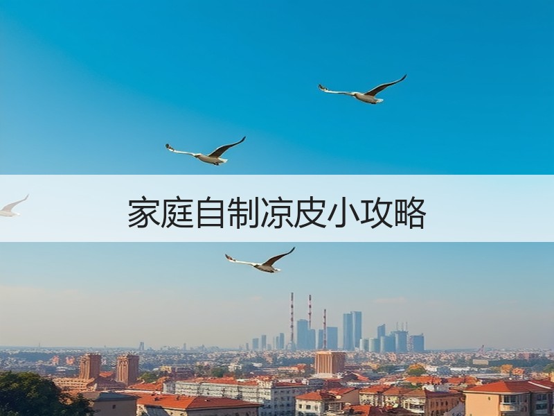 家庭自制凉皮小攻略