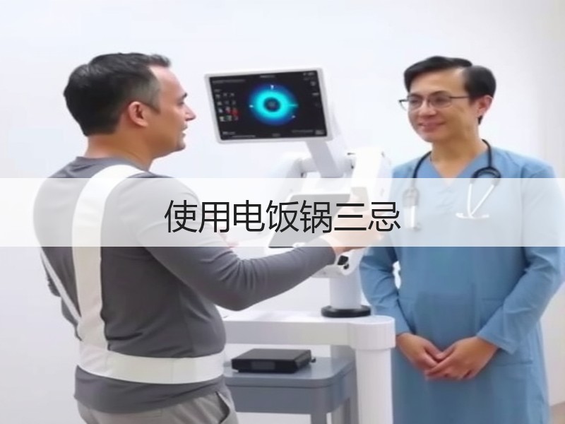 使用电饭锅三忌