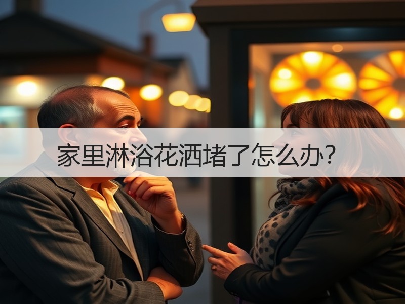 家里淋浴花洒堵了怎么办？