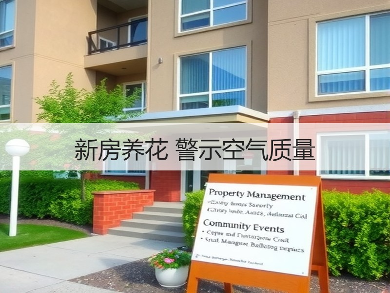 新房养花 警示空气质量