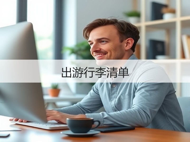 出游行李清单