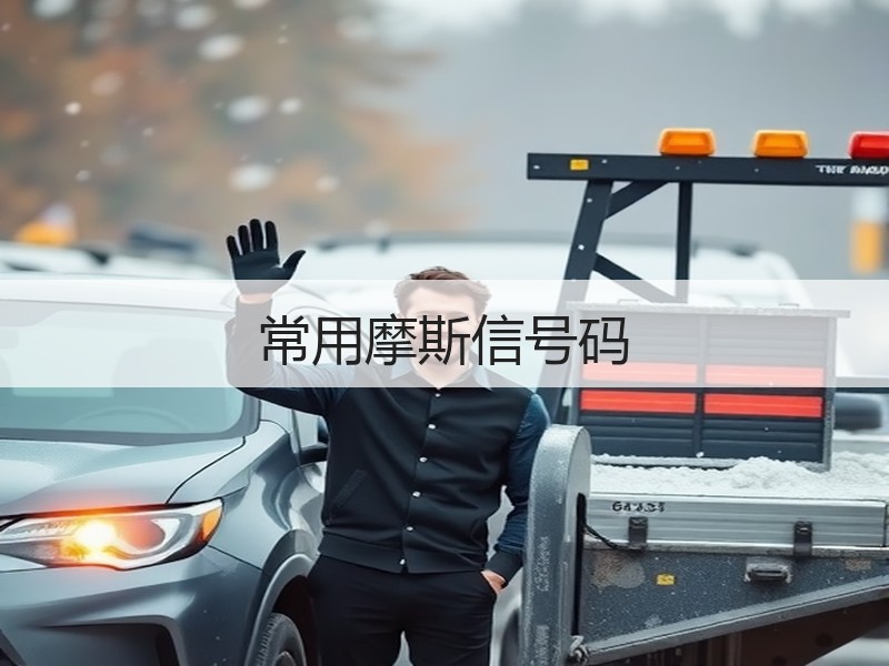 常用摩斯信号码
