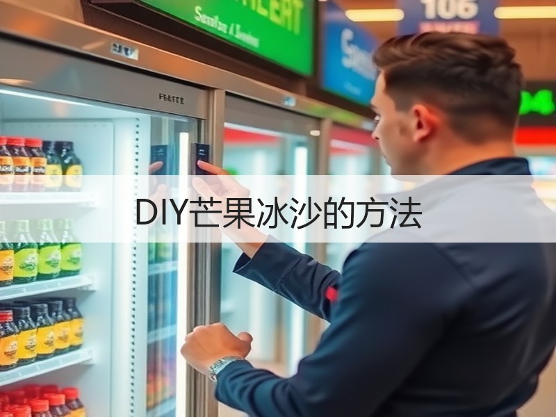 DIY芒果冰沙的方法