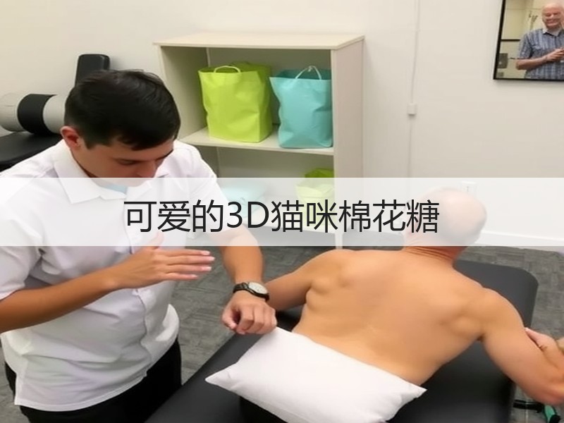 可爱的3D猫咪棉花糖