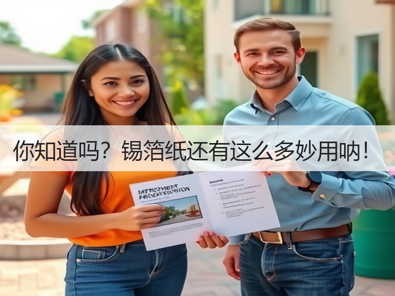 你知道吗？锡箔纸还有这么多妙用呐！