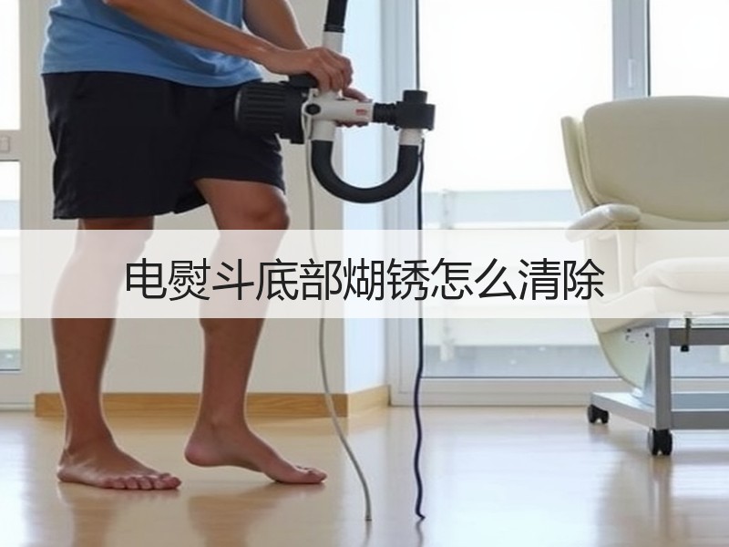 电熨斗底部煳锈怎么清除