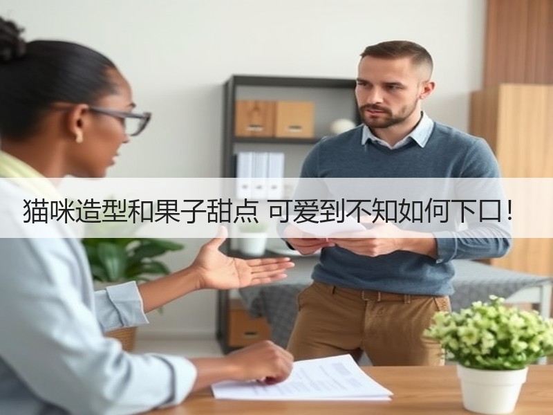 猫咪造型和果子甜点 可爱到不知如何下口！