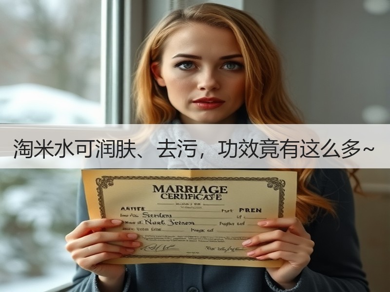淘米水可润肤、去污，功效竟有这么多~