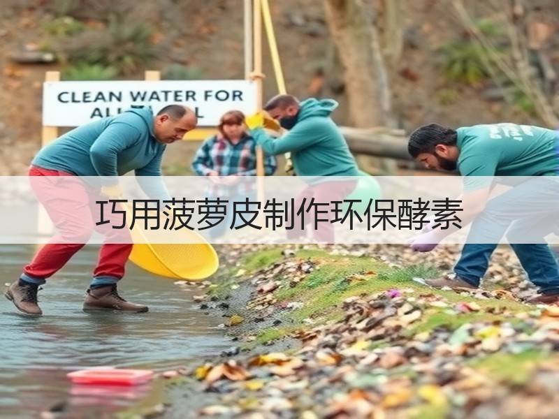 巧用菠萝皮制作环保酵素