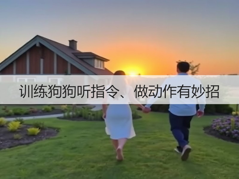 训练狗狗听指令、做动作有妙招