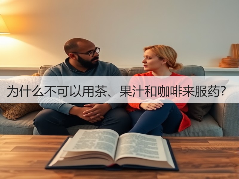 为什么不可以用茶、果汁和咖啡来服药？
