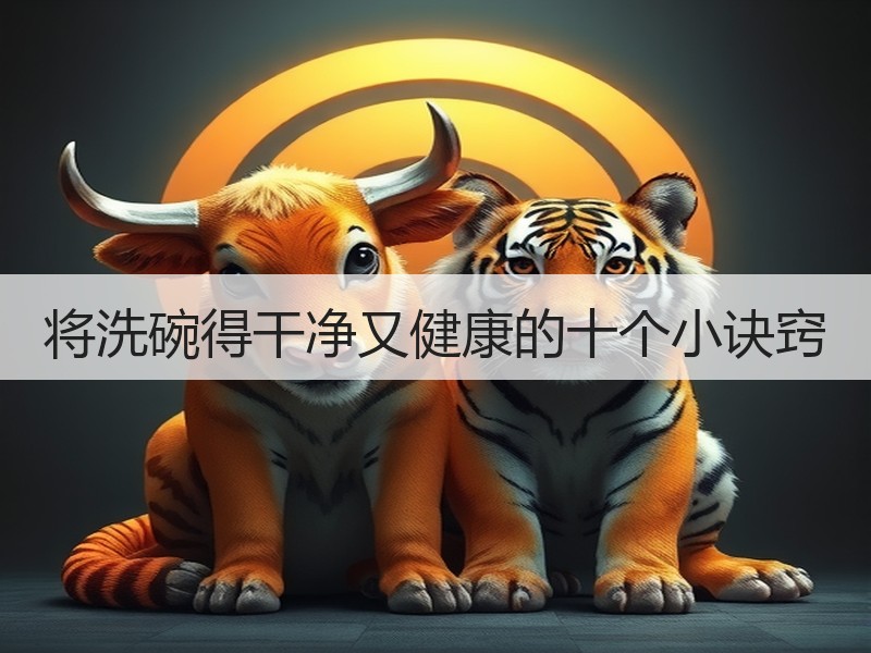 将洗碗得干净又健康的十个小诀窍