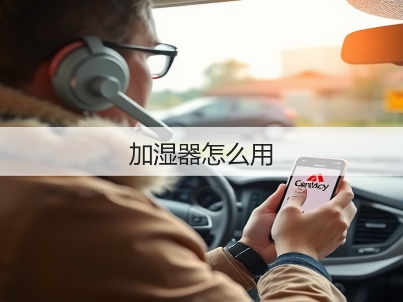 加湿器怎么用