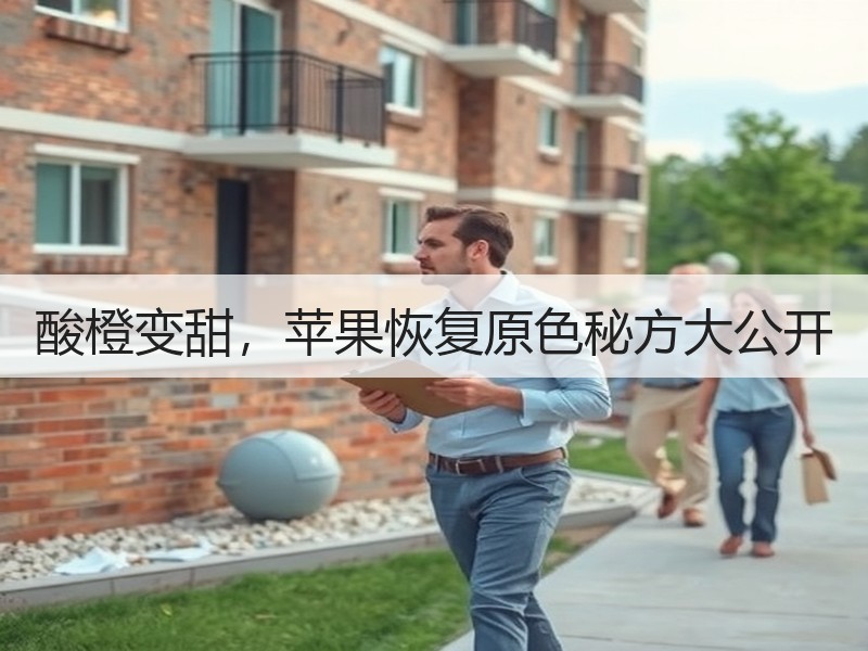 酸橙变甜，苹果恢复原色秘方大公开