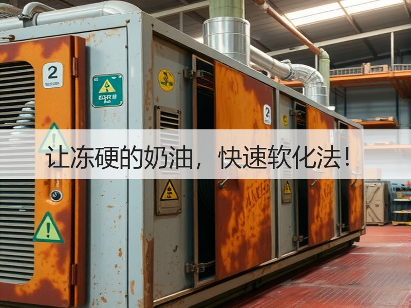 让冻硬的奶油，快速软化法！