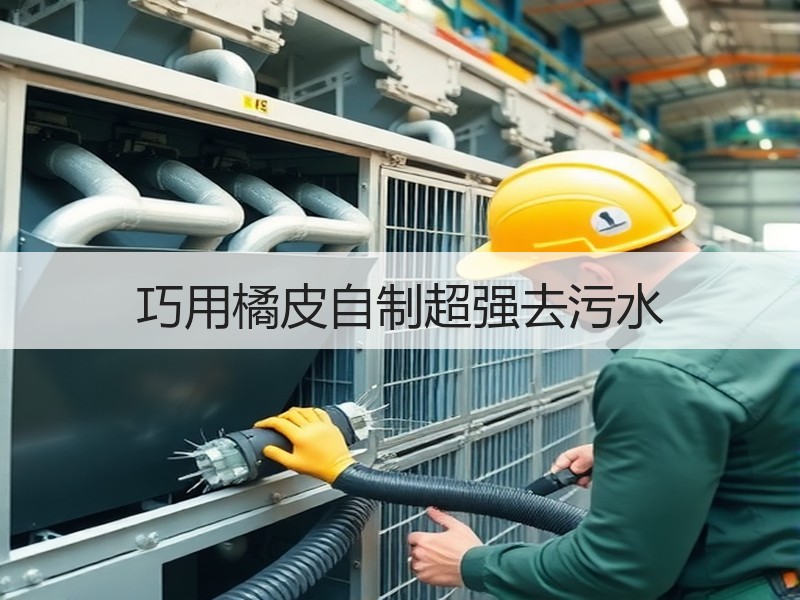 巧用橘皮自制超强去污水