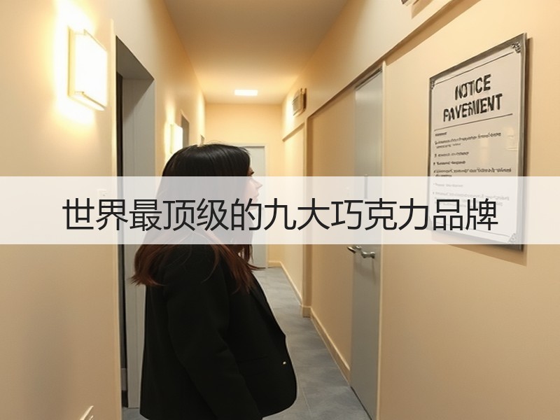 世界最顶级的九大巧克力品牌