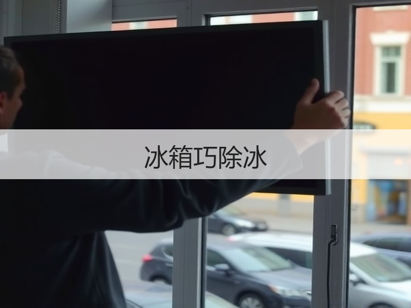 冰箱巧除冰
