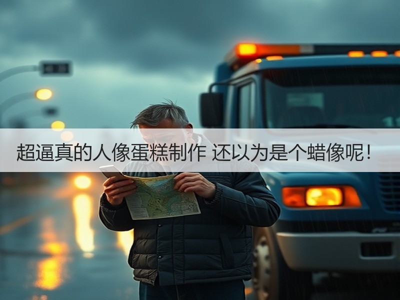 超逼真的人像蛋糕制作 还以为是个蜡像呢！