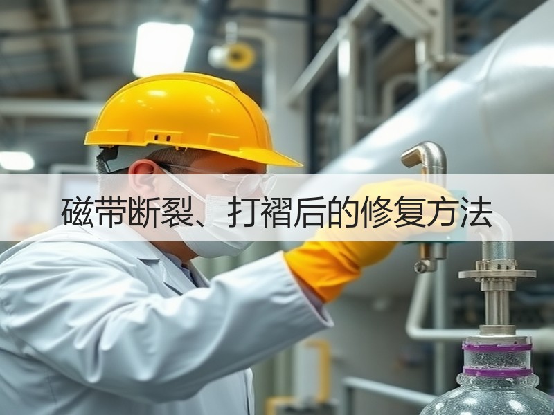 磁带断裂、打褶后的修复方法