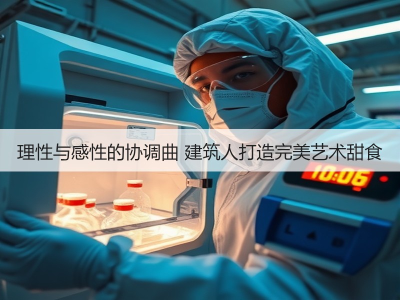 理性与感性的协调曲 建筑人打造完美艺术甜食