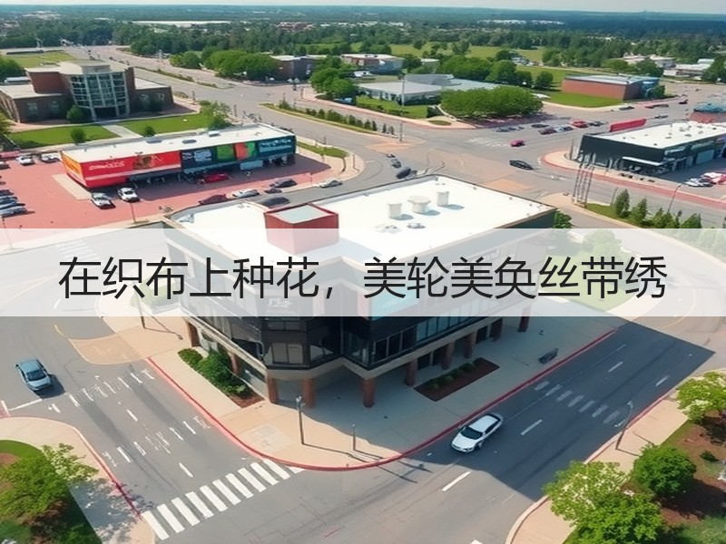 在织布上种花，美轮美奂丝带绣