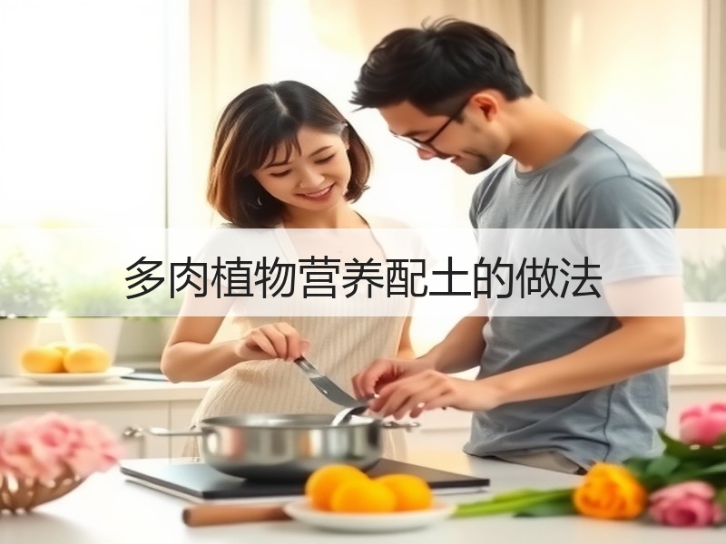 多肉植物营养配土的做法