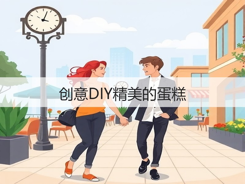 创意DIY精美的蛋糕