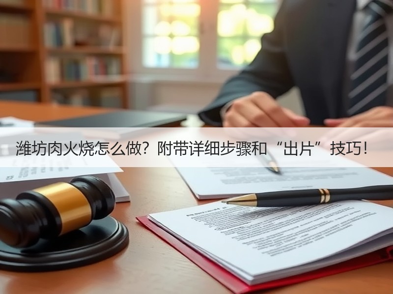 潍坊肉火烧怎么做？附带详细步骤和“出片”技巧！