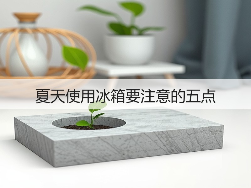 夏天使用冰箱要注意的五点