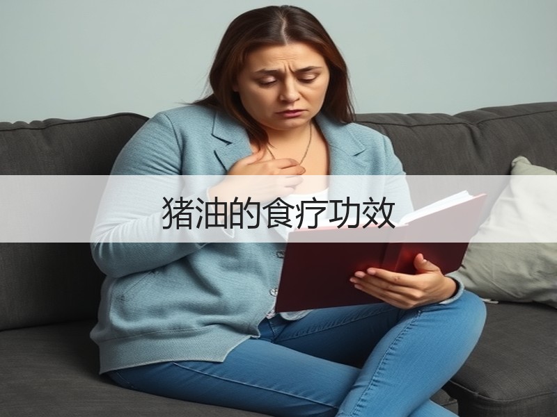 猪油的食疗功效