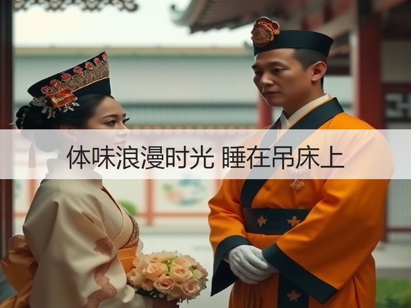 体味浪漫时光 睡在吊床上