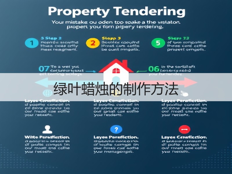 绿叶蜡烛的制作方法