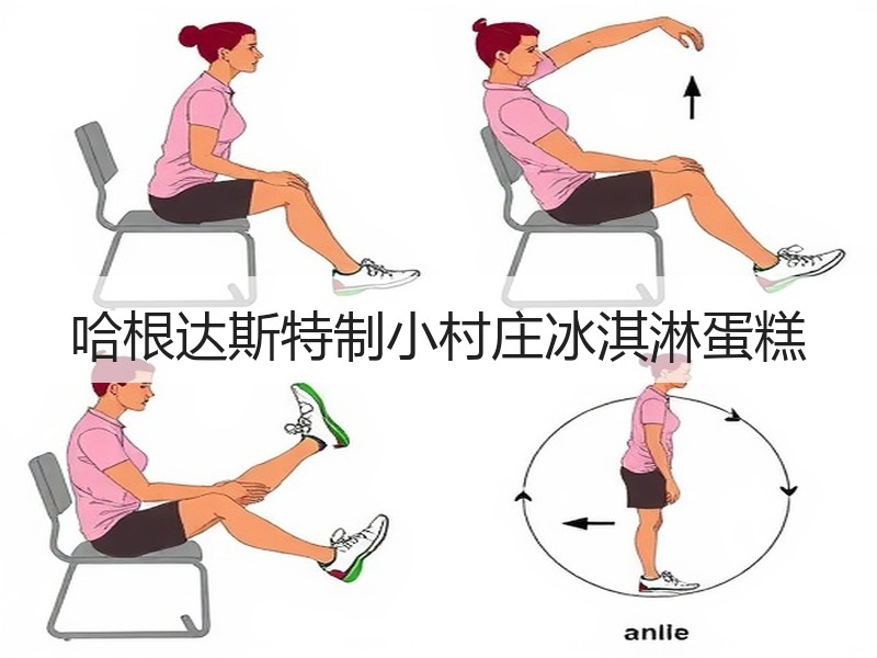 哈根达斯特制小村庄冰淇淋蛋糕