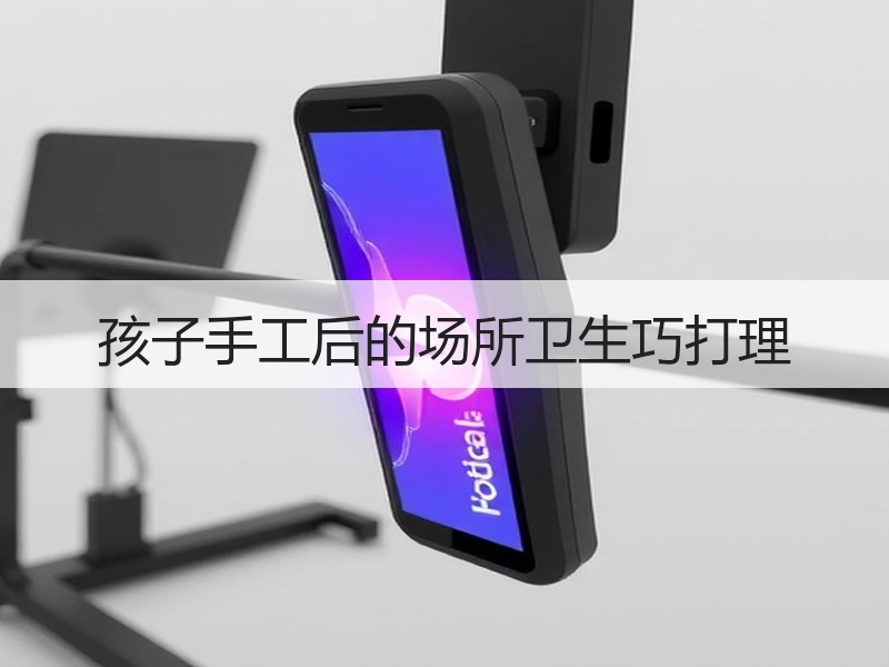 孩子手工后的场所卫生巧打理