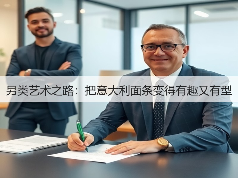 另类艺术之路：把意大利面条变得有趣又有型