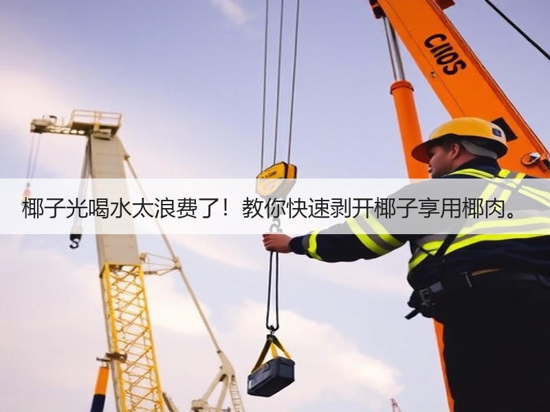 椰子光喝水太浪费了！教你快速剥开椰子享用椰肉。