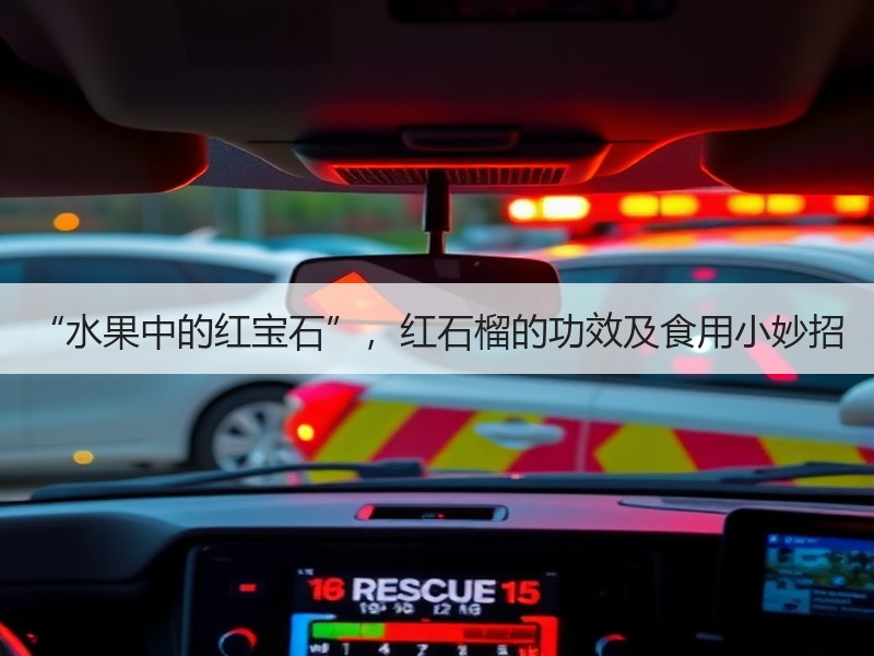 “水果中的红宝石”，红石榴的功效及食用小妙招