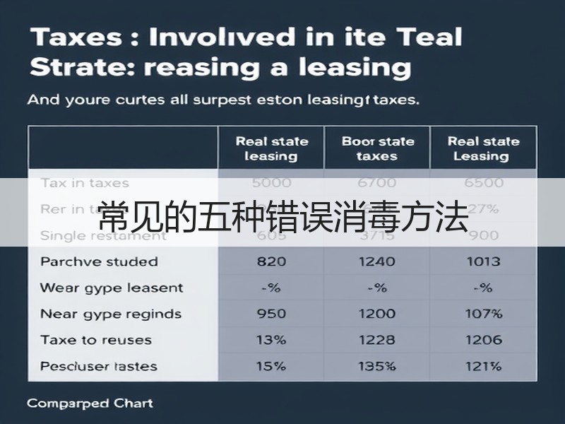 常见的五种错误消毒方法