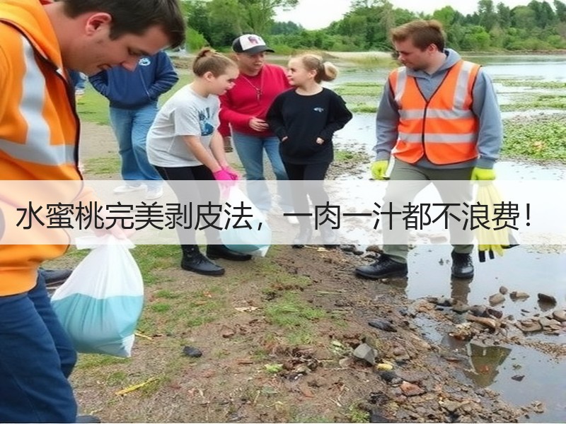 水蜜桃完美剥皮法，一肉一汁都不浪费！
